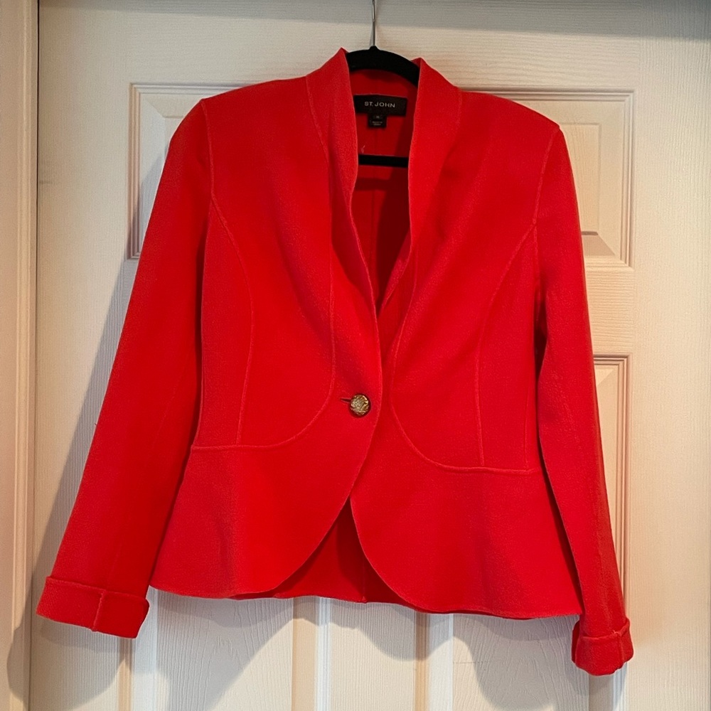 St John orange jacket